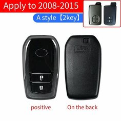2008-2021 для Toyota Land Cruiser 200 Prado 150 модифицированный пульт дистанционного управления, обновленный Корпус ключа 2/3/4, аксессуары для кнопок Запасные части, Модифицированная крышка ключа, 2009 2010 2011 2012, A 2key 08-15 нет