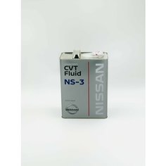 Масло трансмиссионное Nissan NS-3, для вариаторной трансмиссии 4л Nisan