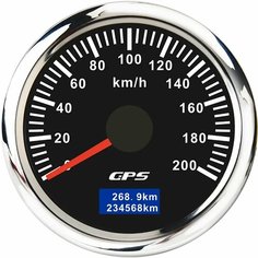 52 мм Цифровой GPS Спидометр + антенна одометр 7 цветов подсветка универсальный для 12 В 24 в автомобиль лодка морской мотоцикл яхта, 0-200KMH BS Maimeimi