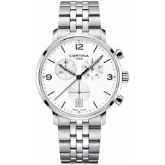 Наручные часы Certina Urban, белый/серебристый