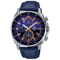 Наручные часы CASIO Edifice, черный, синий