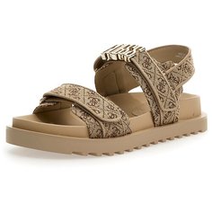 Сандалии GUESS, размер 36, бежевый/коричневый
