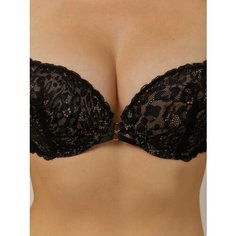 Бюстгальтер infinity lingerie, размер 75C, черный принт