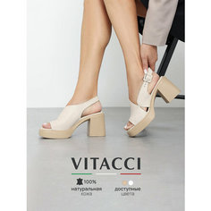 Босоножки VITACCI, размер 39, молочный