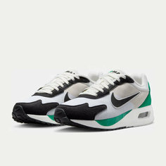 Кроссовки NIKE Air Max Solo, полнота F, размер 8,5 US, белый/черный/зеленый