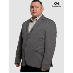Пиджак GrandeMan, размер 72, серый