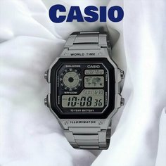 Наручные часы CASIO, серебро