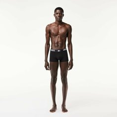 Трусы LACOSTE, комплект из 3 шт., размер TXL, белый/красный/черный