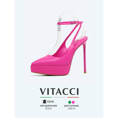 Туфли слингбэки VITACCI, размер 40, фуксия