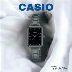 Наручные часы CASIO, серебряный, черный