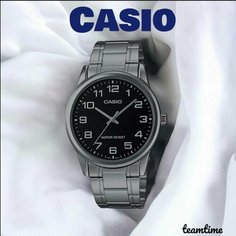 Наручные часы CASIO, серебряный, черный