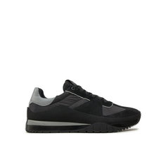 Кроссовки CALVIN KLEIN LOW TOP LACE UP MIX, размер 41 EU, черный/серый