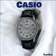 Наручные часы CASIO, серебряный, черный