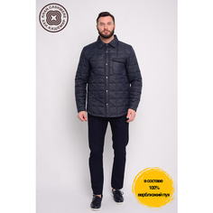 Куртка KHAN Cashmere, размер 50, темно-синий