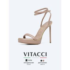 Босоножки VITACCI, размер 38, бежевый