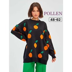 Джемпер POLLEN, размер 56-58, , черный