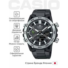 Наручные часы CASIO Edifice, черный/зеленый
