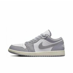 Кроссовки NIKE Air Jordan 1 Low, полнота G (EU)/ на среднюю и широкую стопу, размер 10.5 US/44.5 EU, серый
