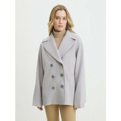 Пальто Maison David, размер XXL, фиолетово-серый