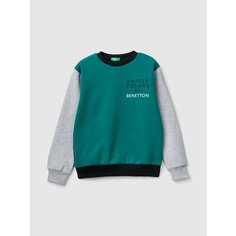 Свитшот UNITED COLORS OF BENETTON, размер 160, зелeный
