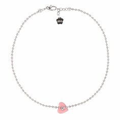 Колье Hola Jewelry, длина 40 см, розовый