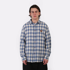 Рубашка Butter Goods Pooch Flannel Shirt, размер M, cиний
