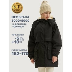 Парка NIKASTYLE 5м3625, размер 158-80, черный
