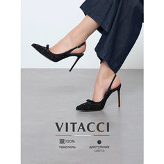 Туфли слингбэки VITACCI, размер 39, черный