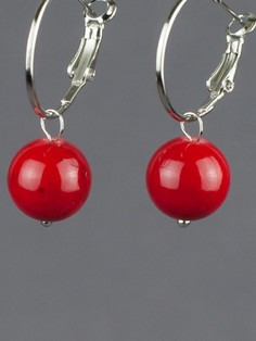 Серьги Бусики Колечки