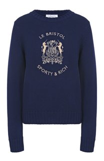 Хлопковый пуловер Sporty & Rich x Le Bristol Paris Sporty and Rich