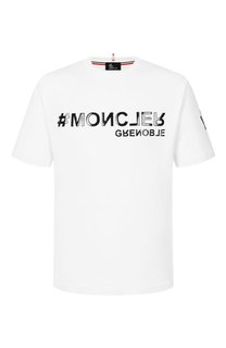 Хлопковая футболка Moncler Grenoble