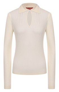 Поло из шелка и шерсти Max Mara Studio