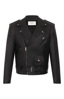 Кожаная куртка Saint Laurent