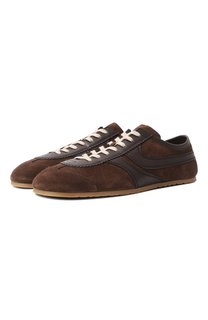 Замшевые кеды Dries Van Noten
