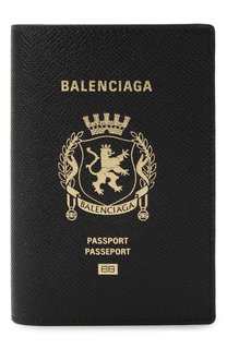 Кожаная обложка для паспорта Balenciaga