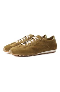 Замшевые кроссовки Santoni