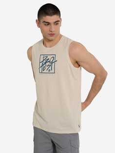 Майка мужская Protest Boxlogo, Бежевый