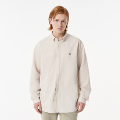 Мужская рубашка Lacoste из смеси хлопка и льна