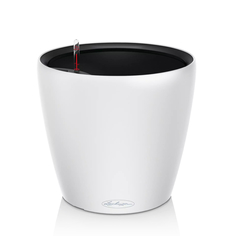 Кашпо с автополивом Lechuza "Classico LS Complete white" , D35xH33 см белый