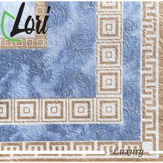 Салфетки Lori Luxury Бразильский мрамор бумажные 3х-слойные 33х33 см, 16 шт