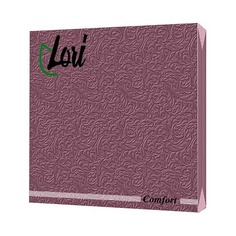 Салфетки Lori Comfort бумажные аметист 2х-слойные 33х33 см, 16 шт