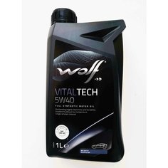 Синтетическое моторное масло Wolf Vitaltech 5W40, 1 л, 1 шт.
