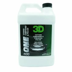 3D Абразивная и полировальная паста 2 в 1 с оксидом алюминия One Hybrid 3,78л 400G01