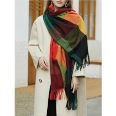 Палантин Cashmere для женщин,180х70 см, мультиколор