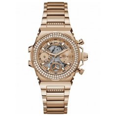 Наручные часы GUESS Sport, розовое золото