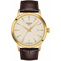 Наручные часы TISSOT, коричневый/золотой