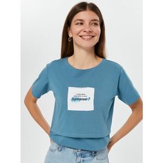 Футболка для кормящих мам Proud Mom, размер M, индиго