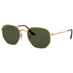 Солнцезащитные очки Ray-Ban, зеленый/золотистый