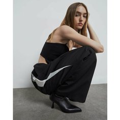 Брюки палаццо Gloria Jeans, размер XS/164-XL/170, мультиколор, черный