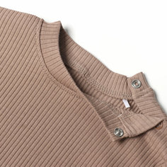 Футболка Крошка Я, размер 68/74, коричневый